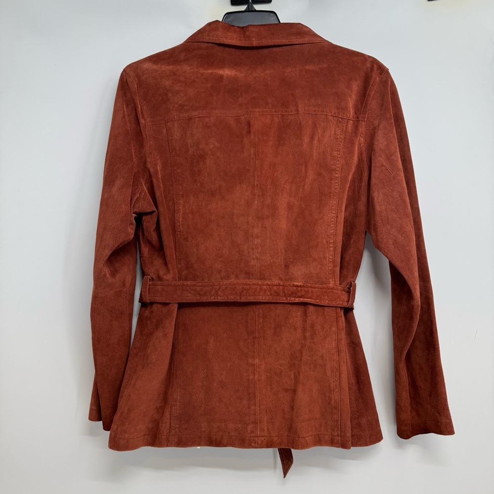Vintage Maxima Wilsons Women’s XL Suede Leather Jacket Belted - Picture 2 of 11